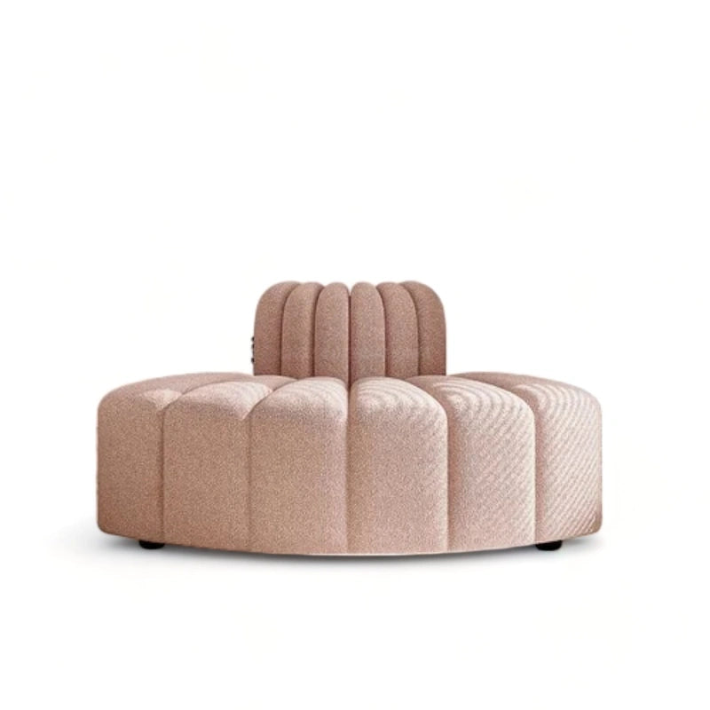 Cute Look Fabric Corner Chair for Living Room