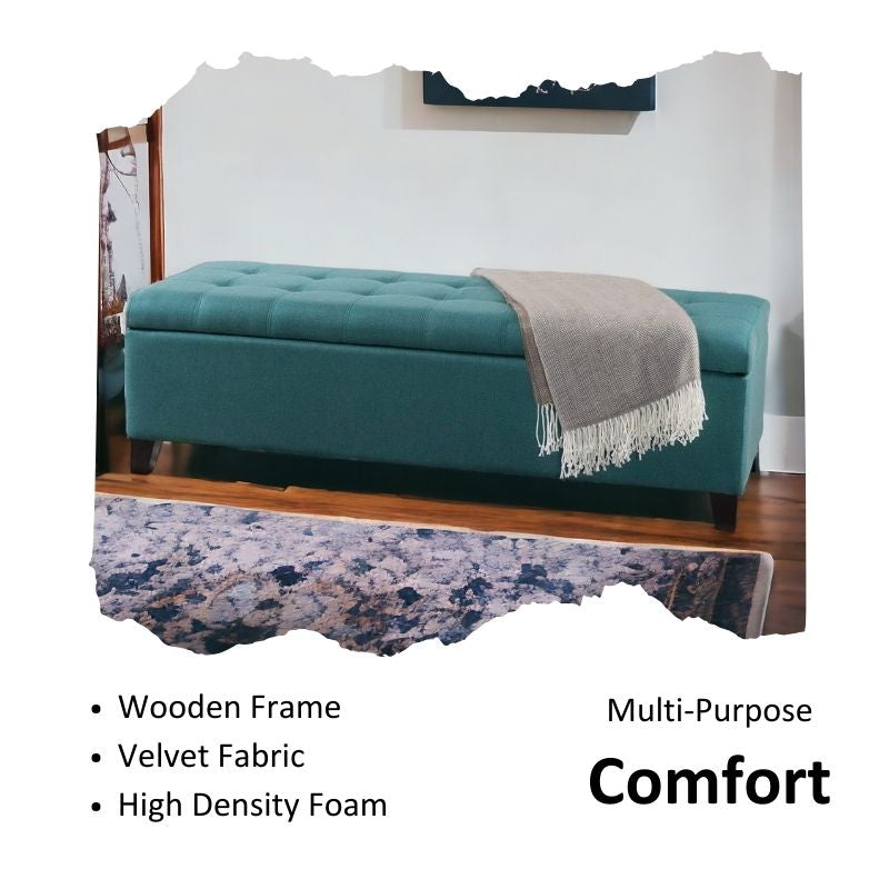 Modern Bench Ottoman with Storage