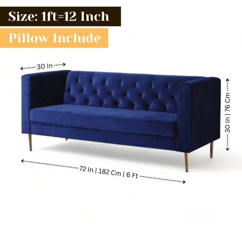 Luxury Fabric 3 Seater Sofa for Your Living Room