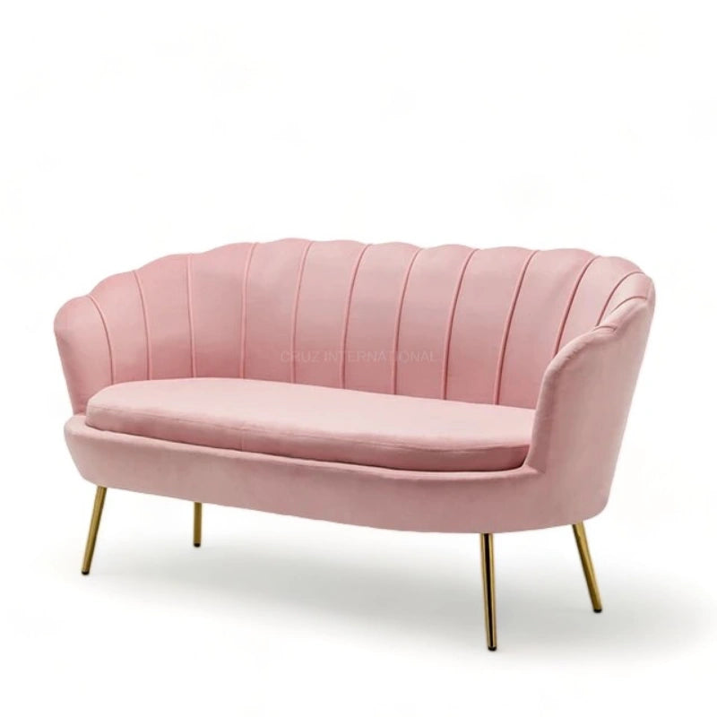 Modern Cute Look 3 Seater Fabric Sofa Set