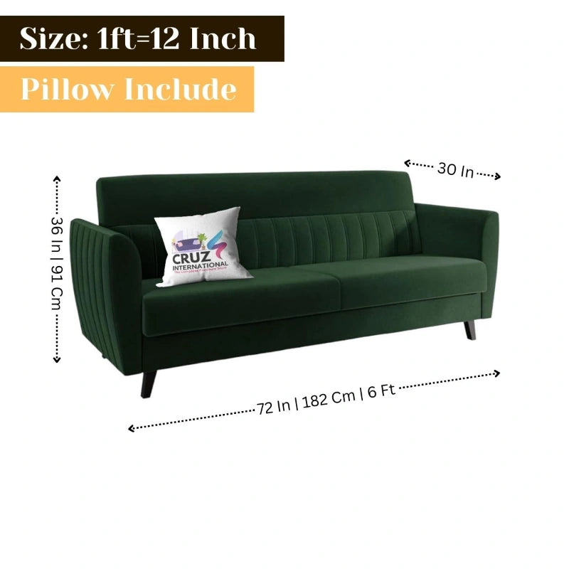 Luxury Fabric 3 Seater Sofa for Your Living Room