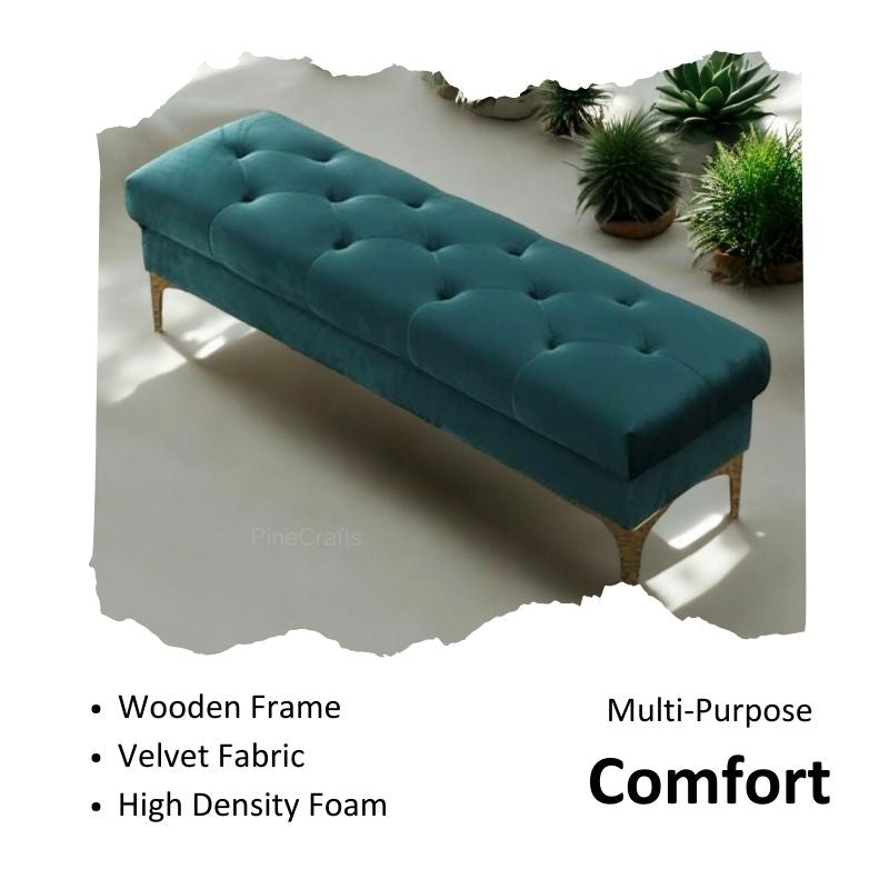Elegant Bench Ottoman – Perfect for Living Room