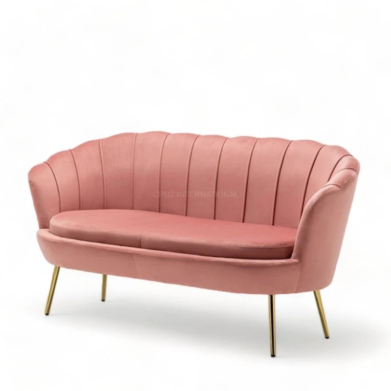 Modern Cute Look 3 Seater Fabric Sofa Set