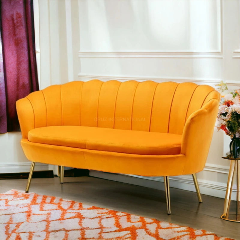 Modern Cute Look 3 Seater Fabric Sofa Set