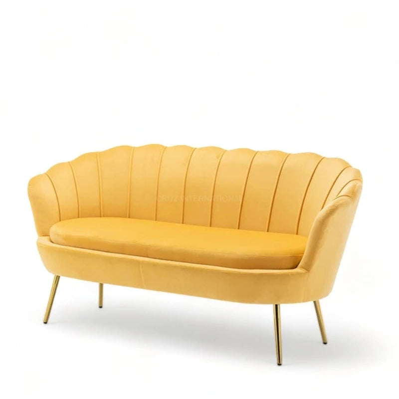 Modern Cute Look 3 Seater Fabric Sofa Set