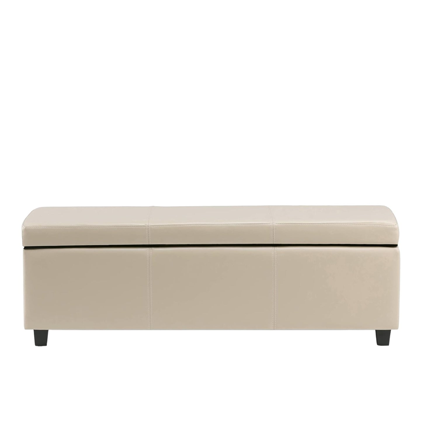 Stylish Velvet Bench Ottoman with Stainless Steel Legs