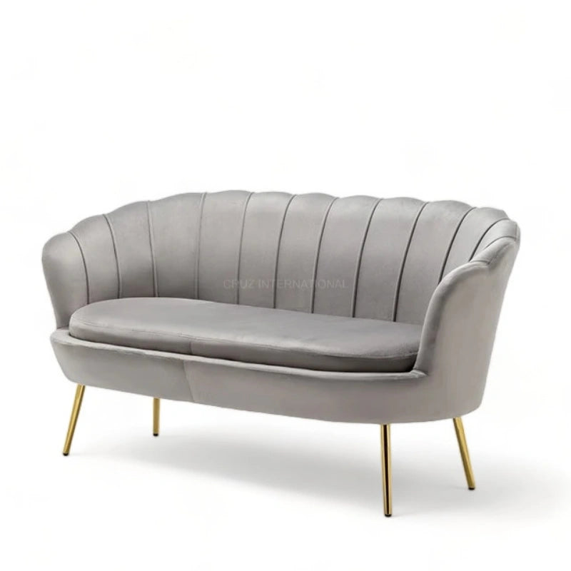 Modern Cute Look 3 Seater Fabric Sofa Set