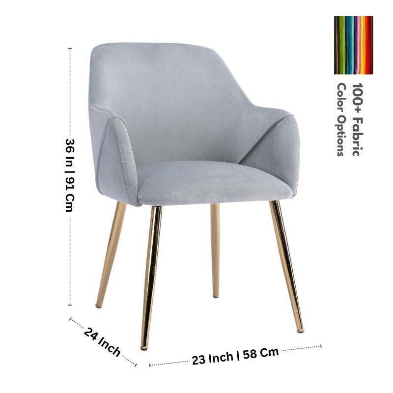 Comfortable Fabric Dining Chair