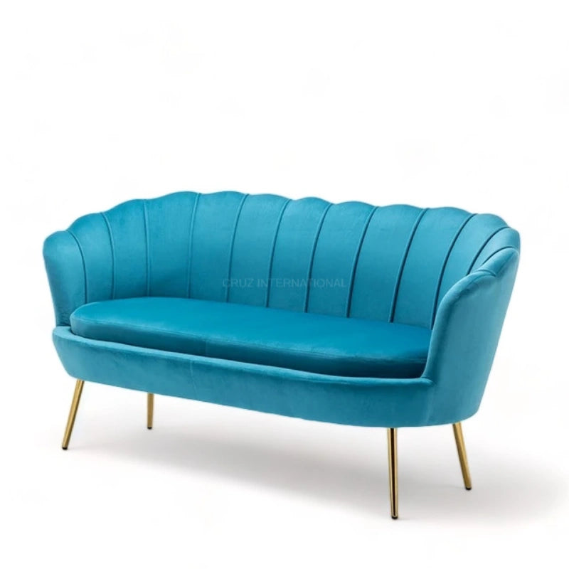 Modern Cute Look 3 Seater Fabric Sofa Set