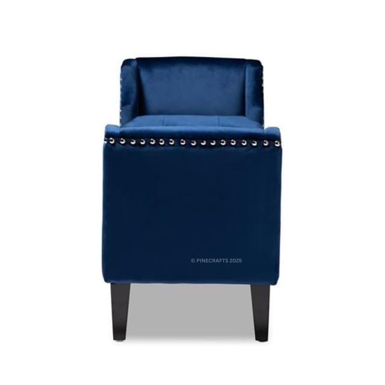 Velvet Ottoman Bench Settee