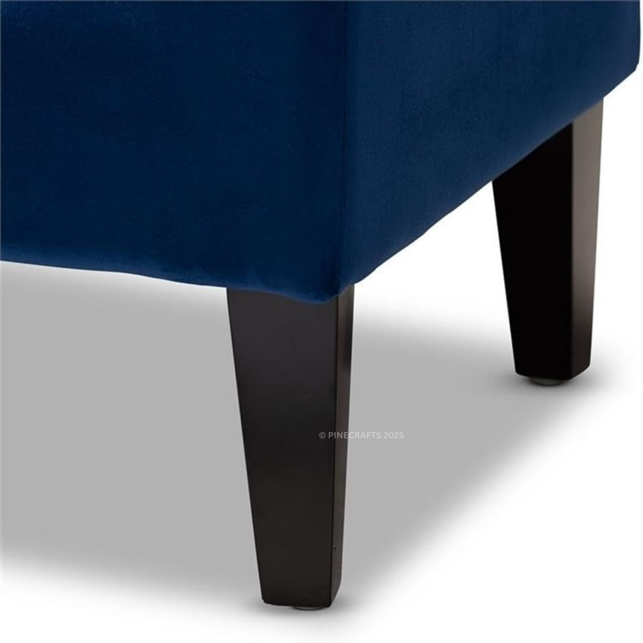 Velvet Ottoman Bench Settee
