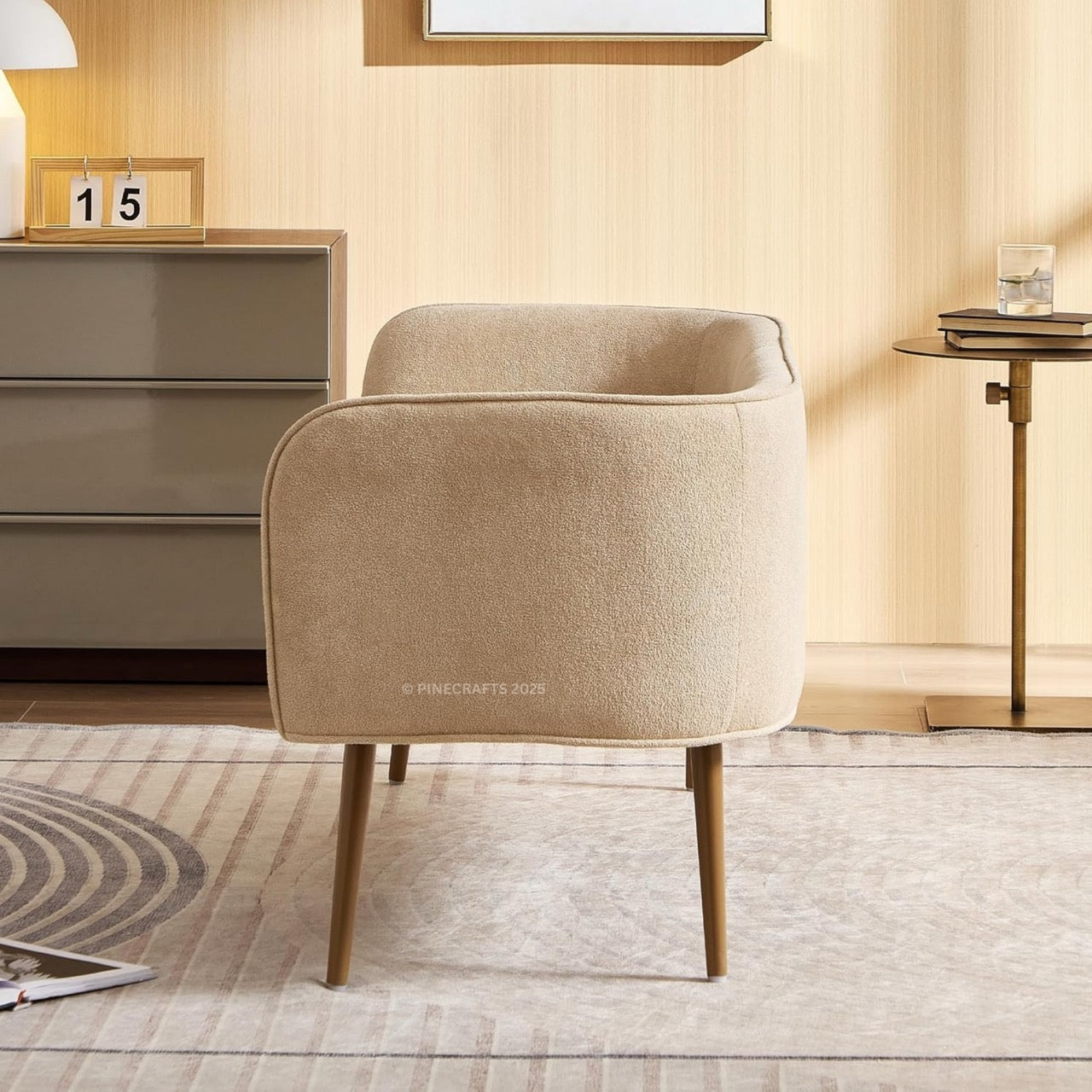 Compact Premium Velvet Sofa for Living Room