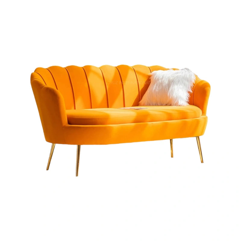 Modern Cute Look 3 Seater Fabric Sofa Set