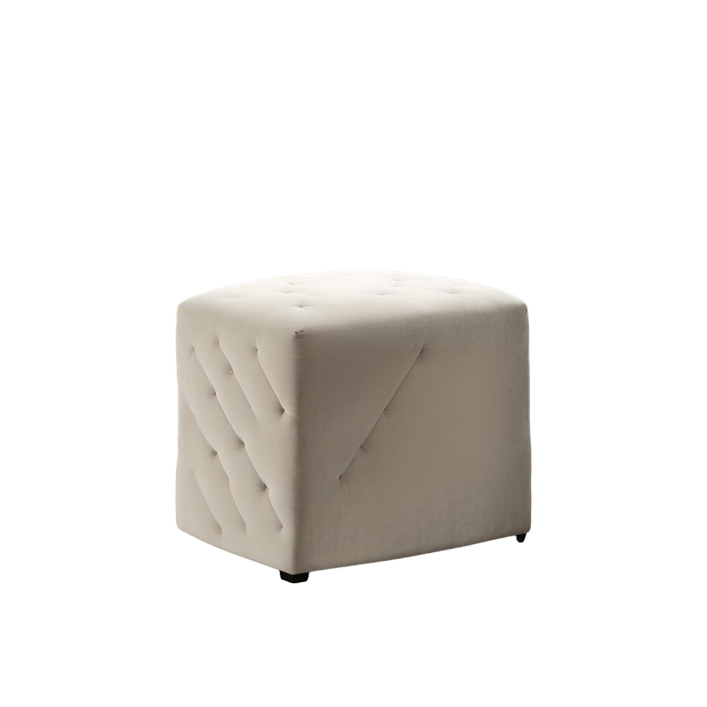 Artisan Crafted Wooden Ottoman