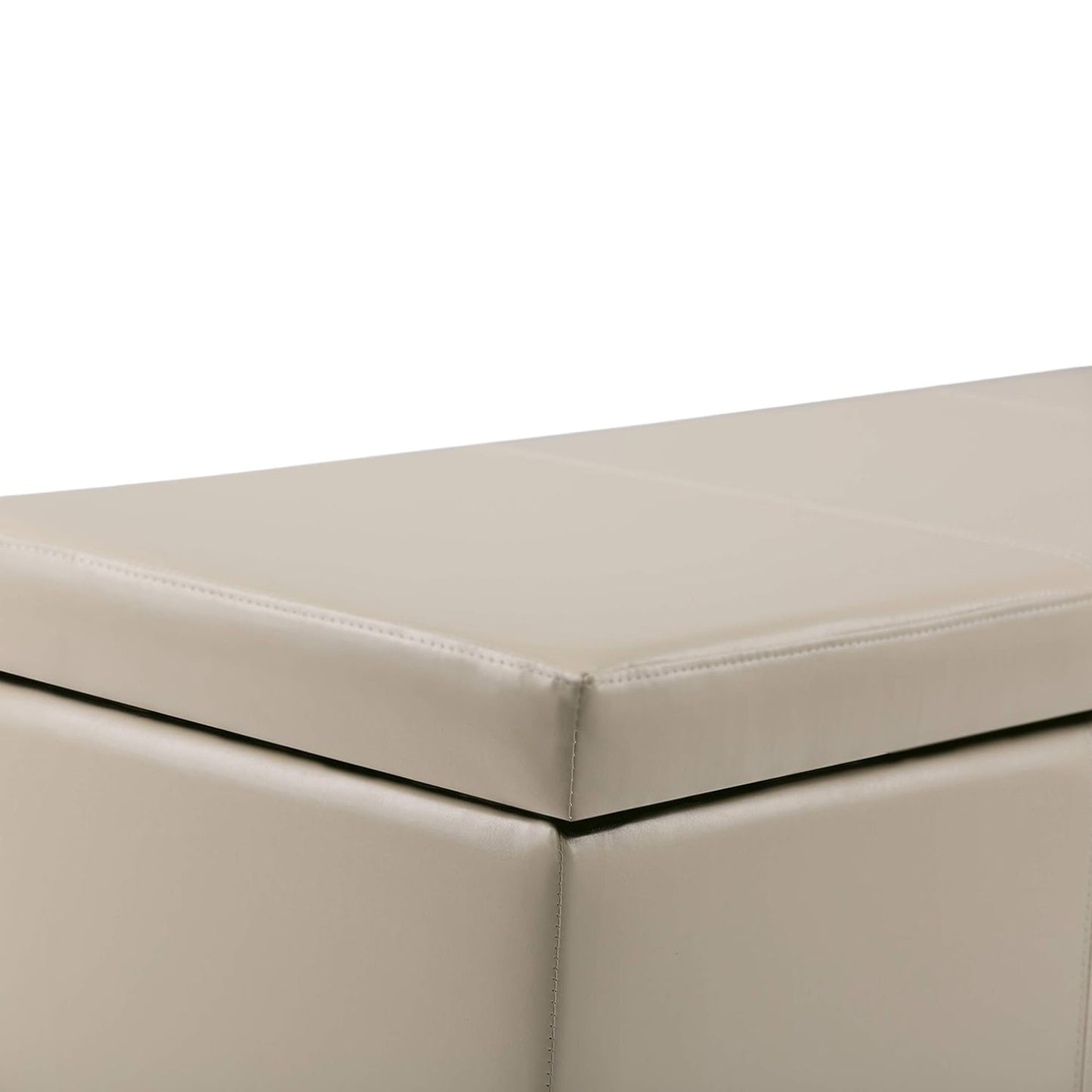 Stylish Velvet Bench Ottoman with Stainless Steel Legs