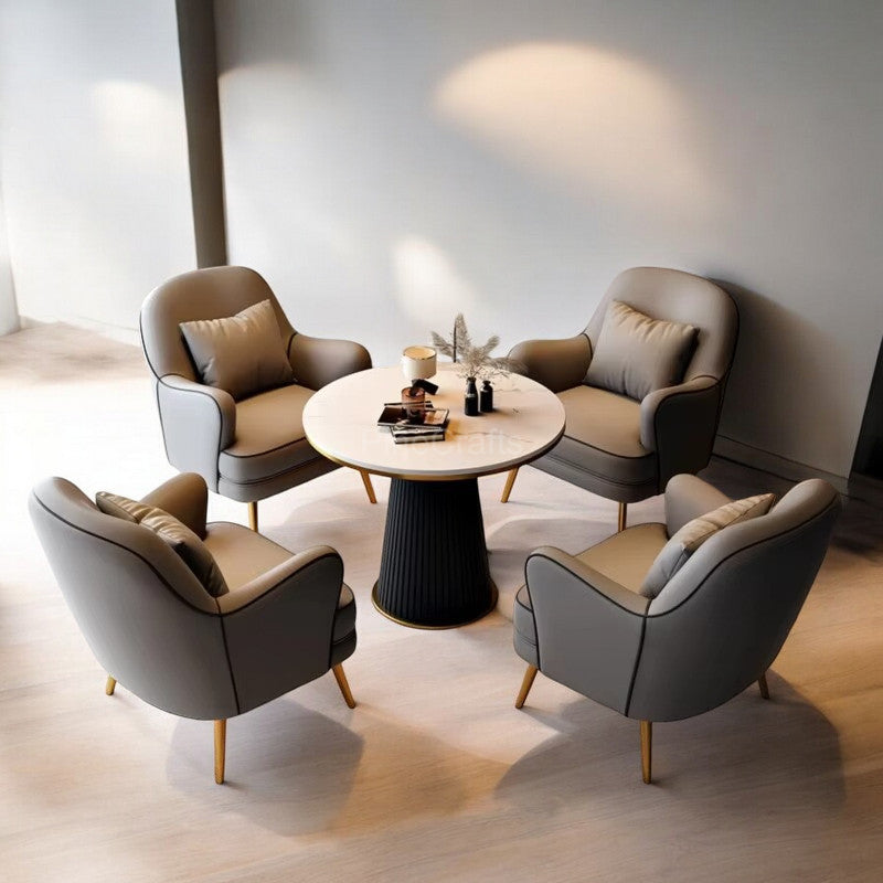 Elegant Dining Chairs with Wooden Frame