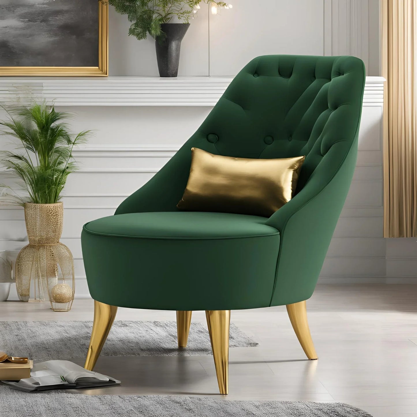 Cozy Lounge Living Room Chair - Ottoman - CRUZ INTERNATIONAL - Furniture Store