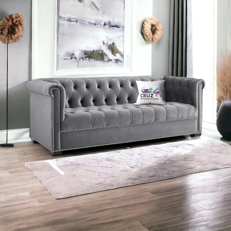 Royal Fabric 3 Seater Sofa Couch for Studio