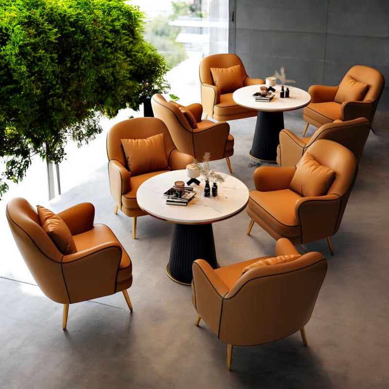 Elegant Dining Chairs with Wooden Frame