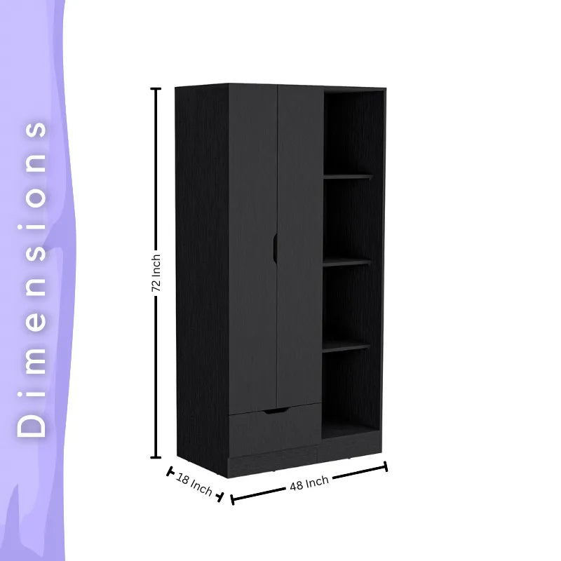 Classic Leticia Book Almirah & Book Case CRUZ INTERNATIONAL