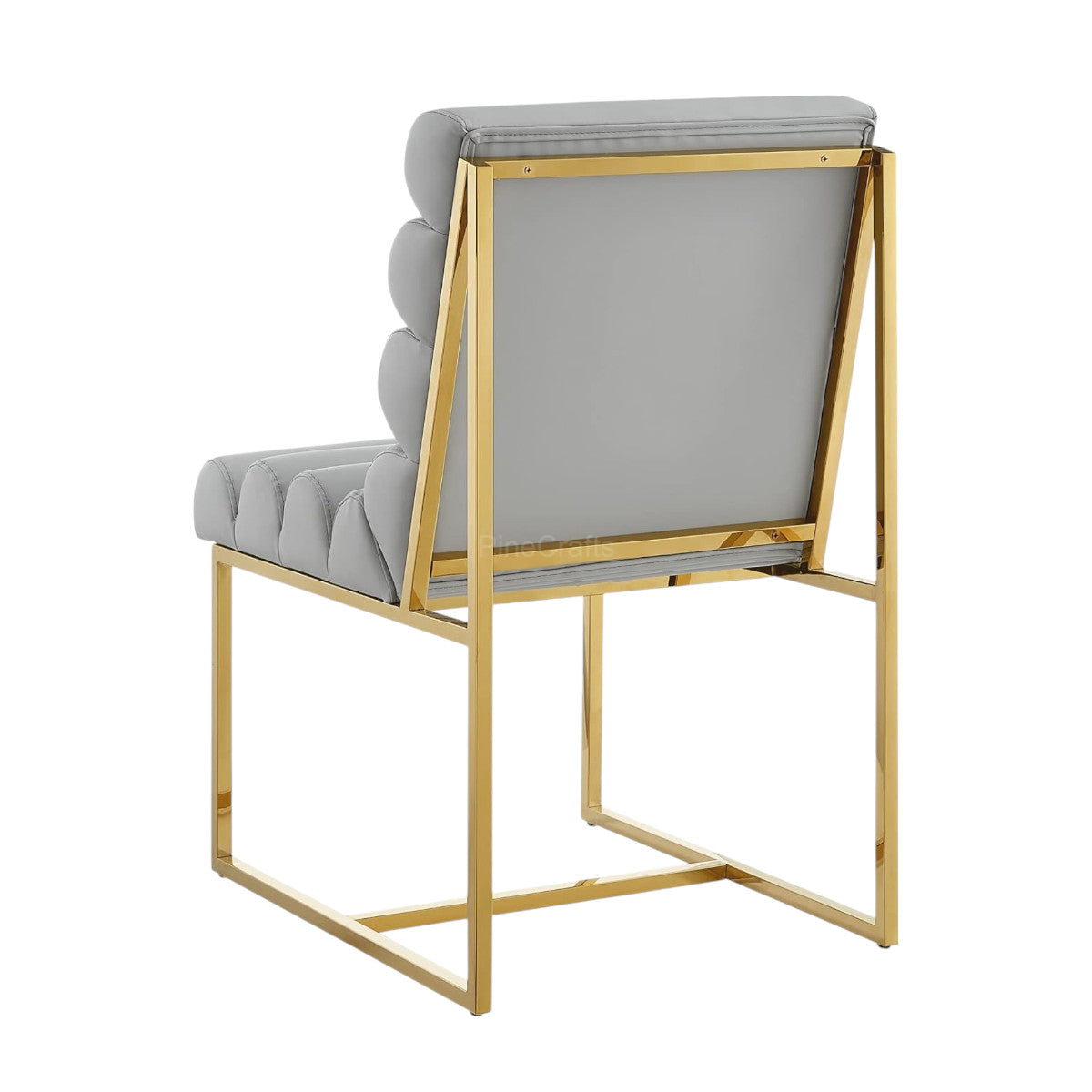 Luxury Stainless Steel Dining Table with Chair