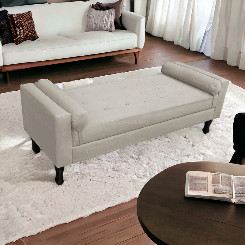 Contemporary Ottoman Bench with Ample Storage