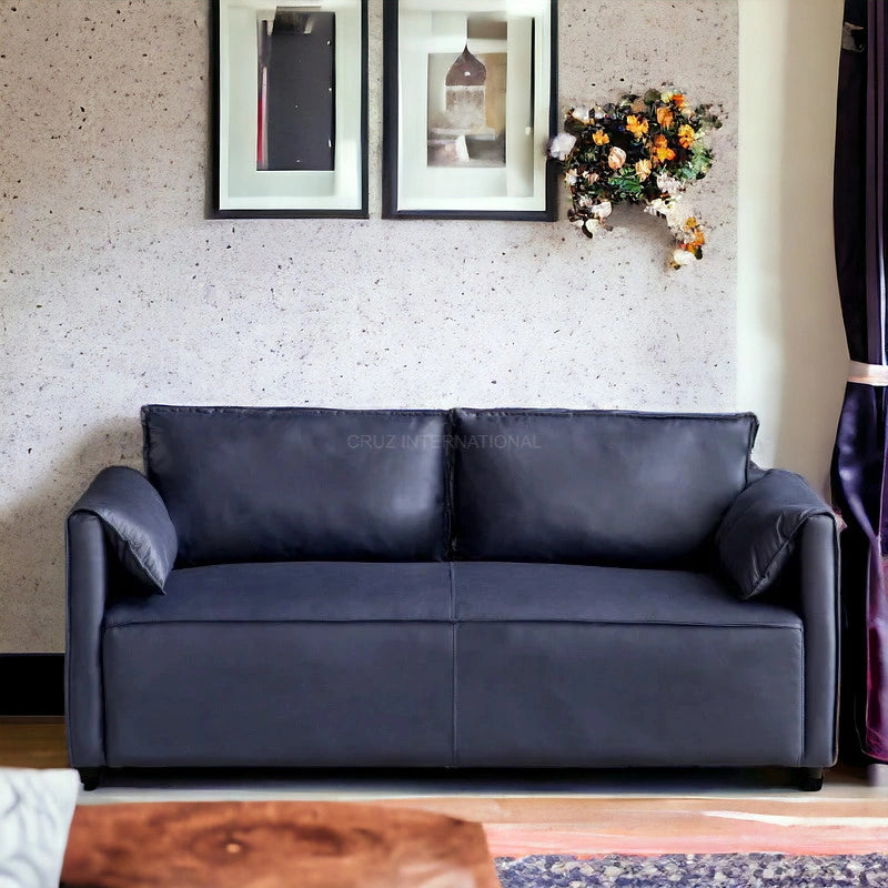 Modern Cute Look 3 Seater Fabric Sofa