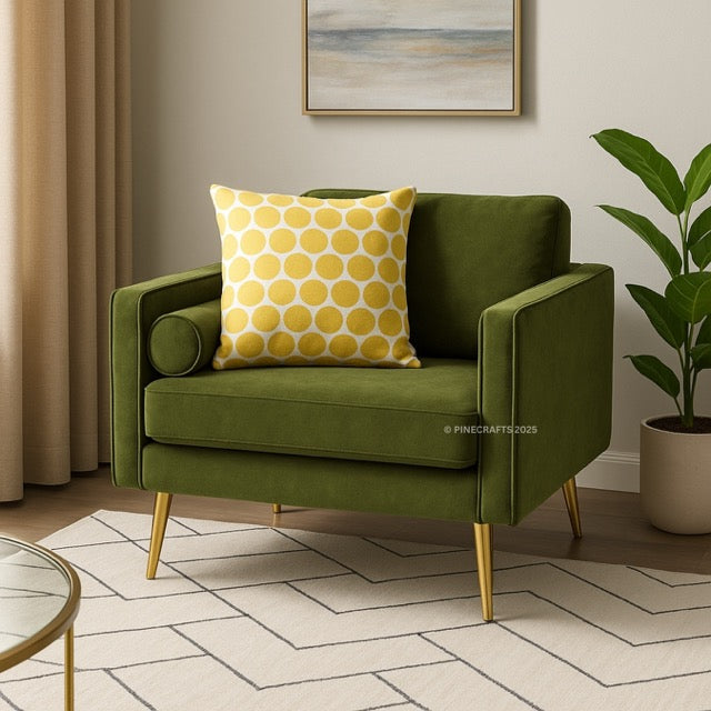 Soothing Seat Velvet Sofa