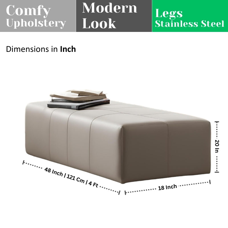 Space-Saving Wooden Bench for Apartments