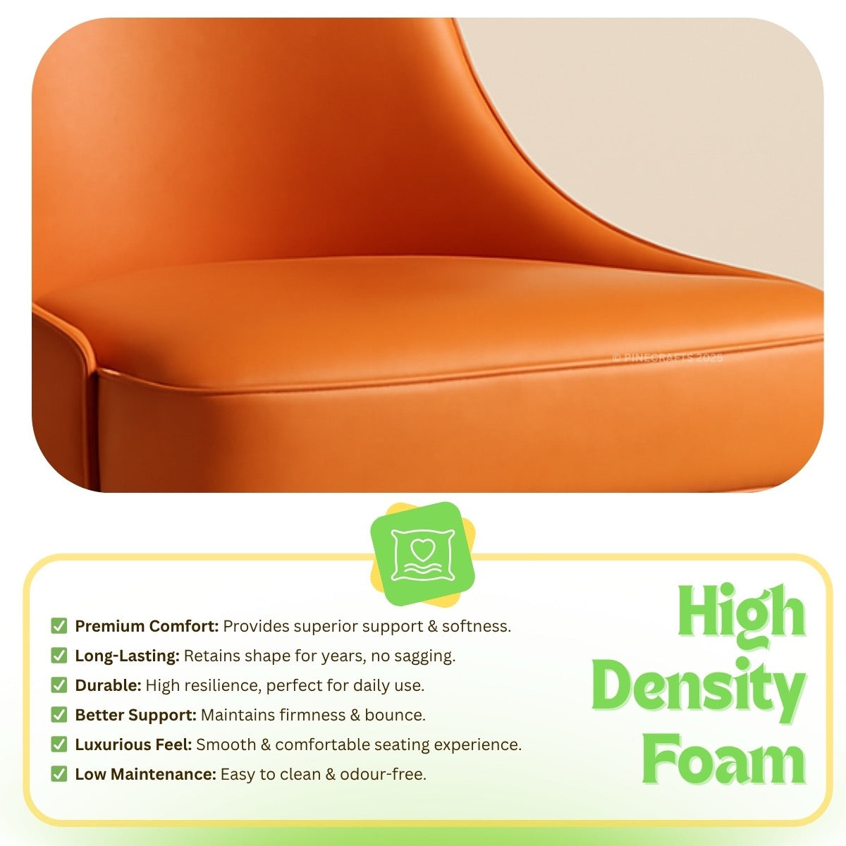 Luxury Velvet Dining Chair for Home (Pack of 2)