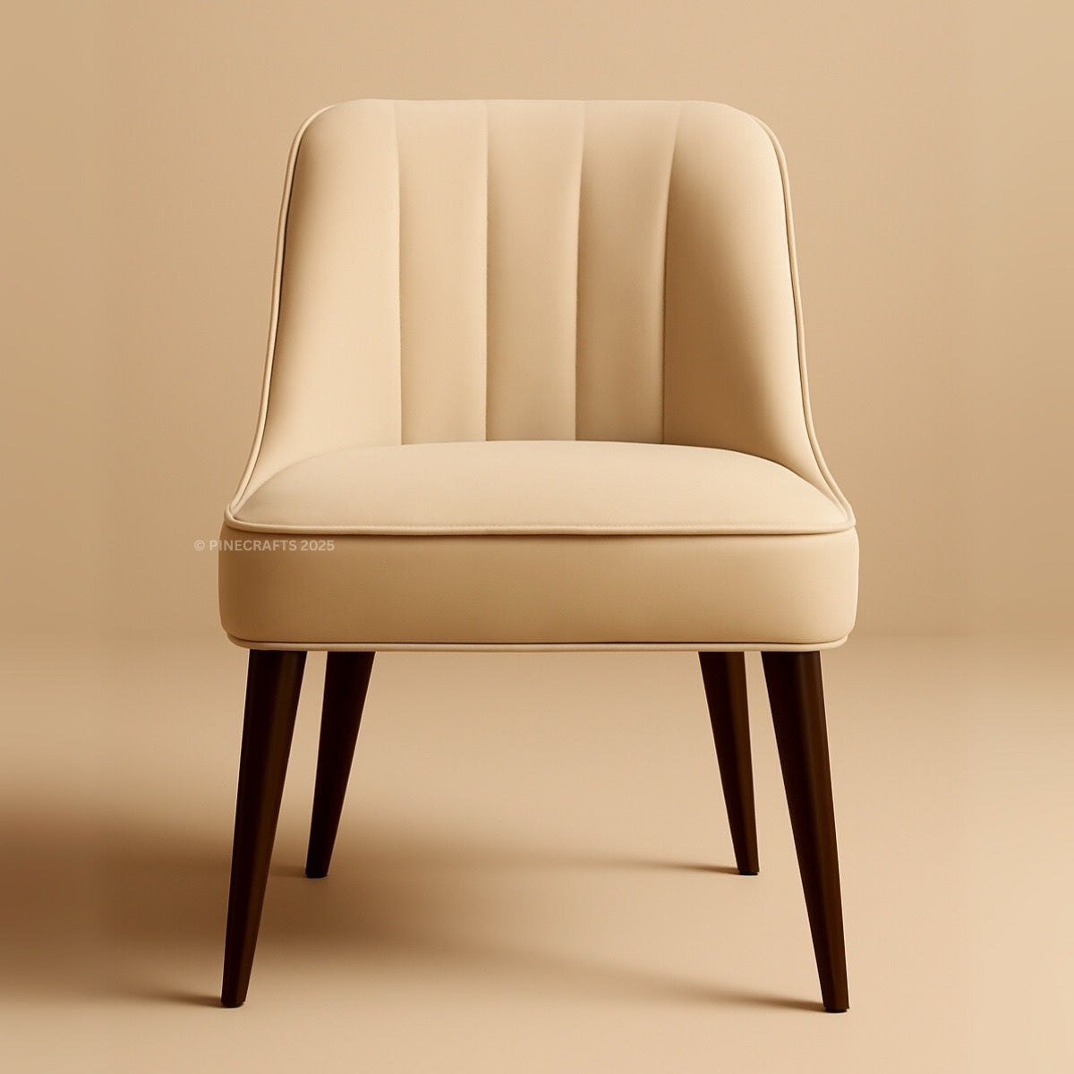 Premium Velvet Dining Chair – Wooden Frame