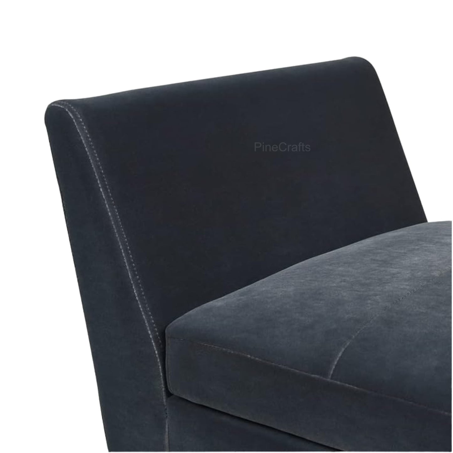 Velvet Classic Tufted Settee – 3-Seater Sofa