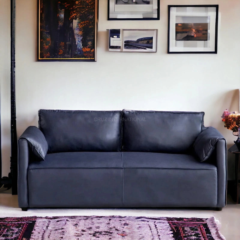 Modern Cute Look 3 Seater Fabric Sofa