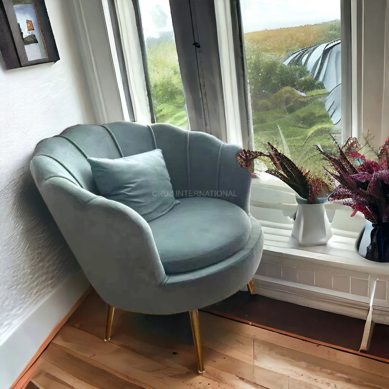 Modern Cute Look 3 Seater Fabric Sofa for Home