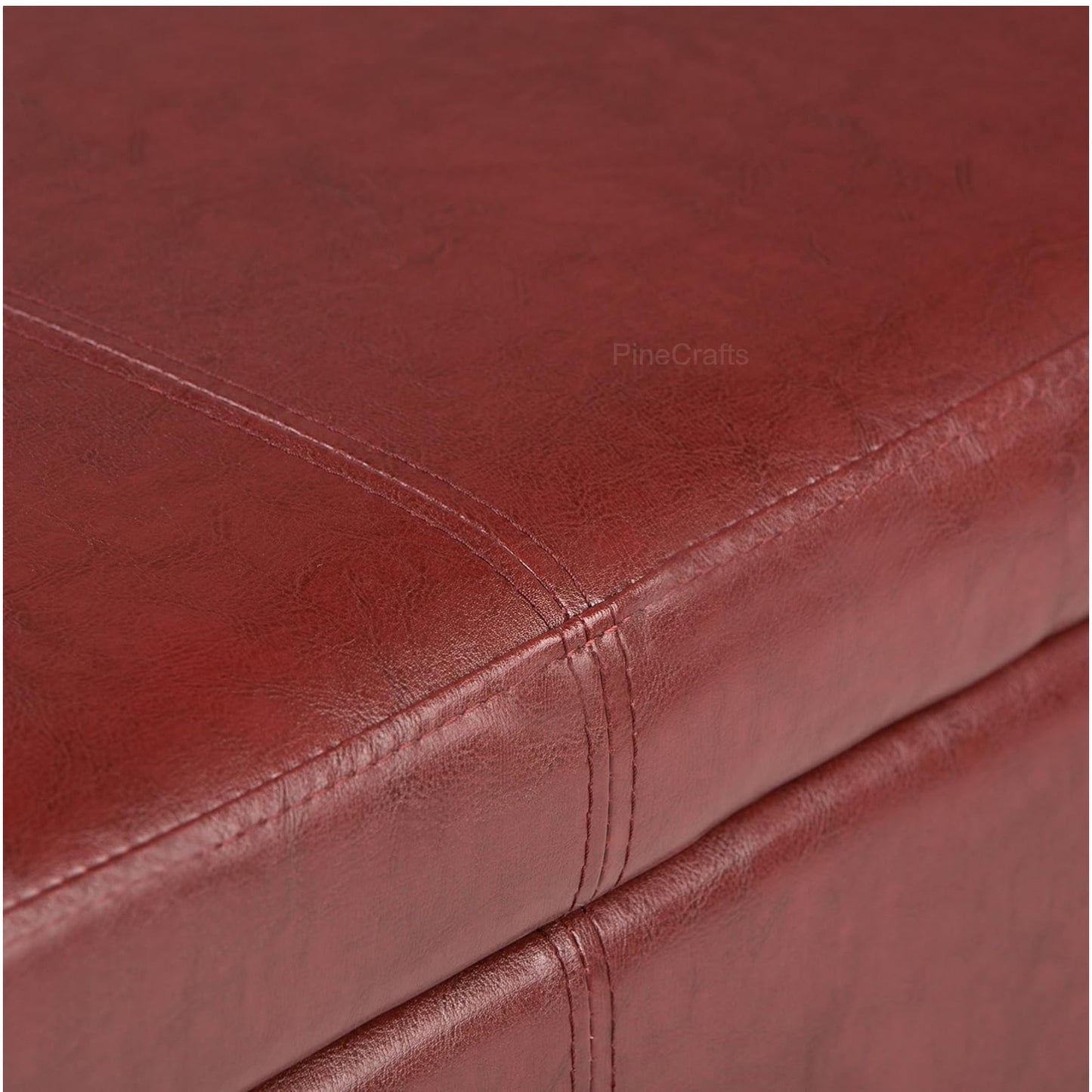 Stylish Velvet Bench Ottoman with Stainless Steel Legs