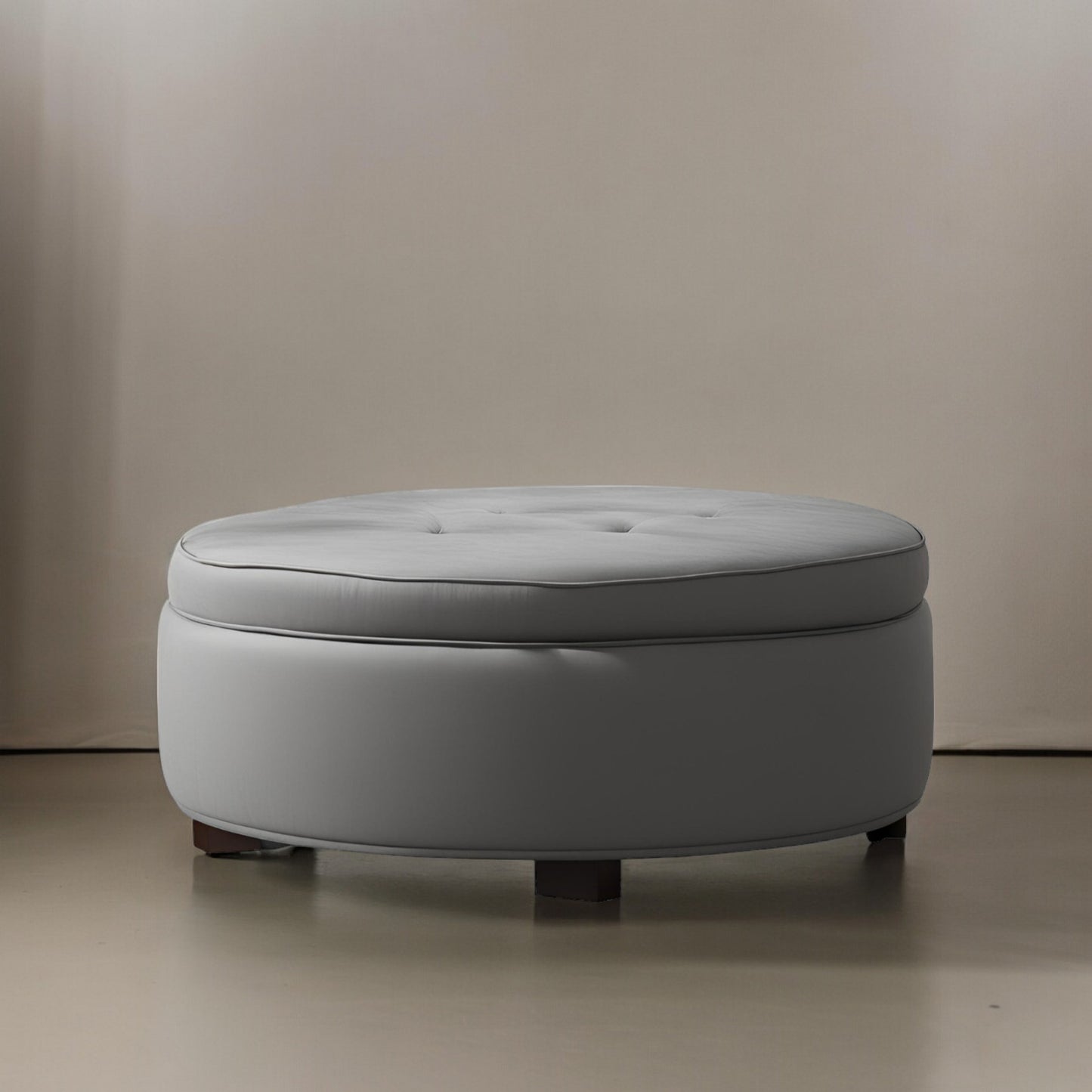 Standard Size Living Room Ottoman (Grey)