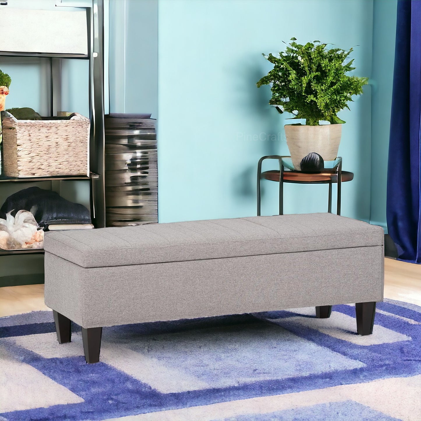 Modern Bench Ottoman with Storage