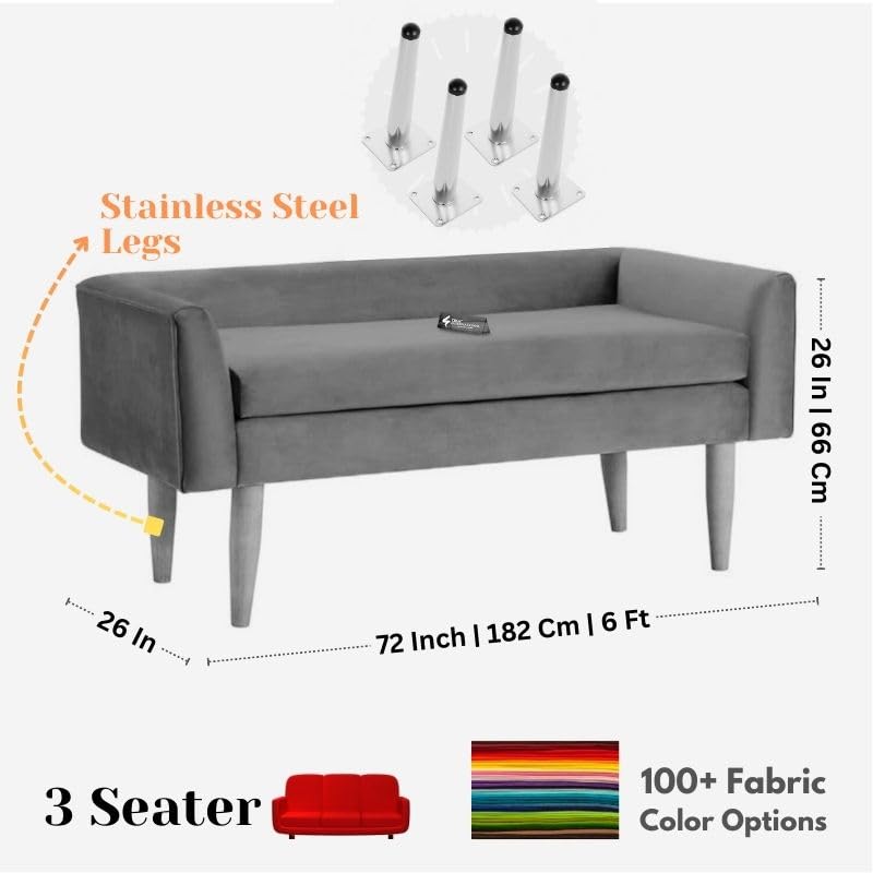 Nice Settee Sofa & Table | Solid wood