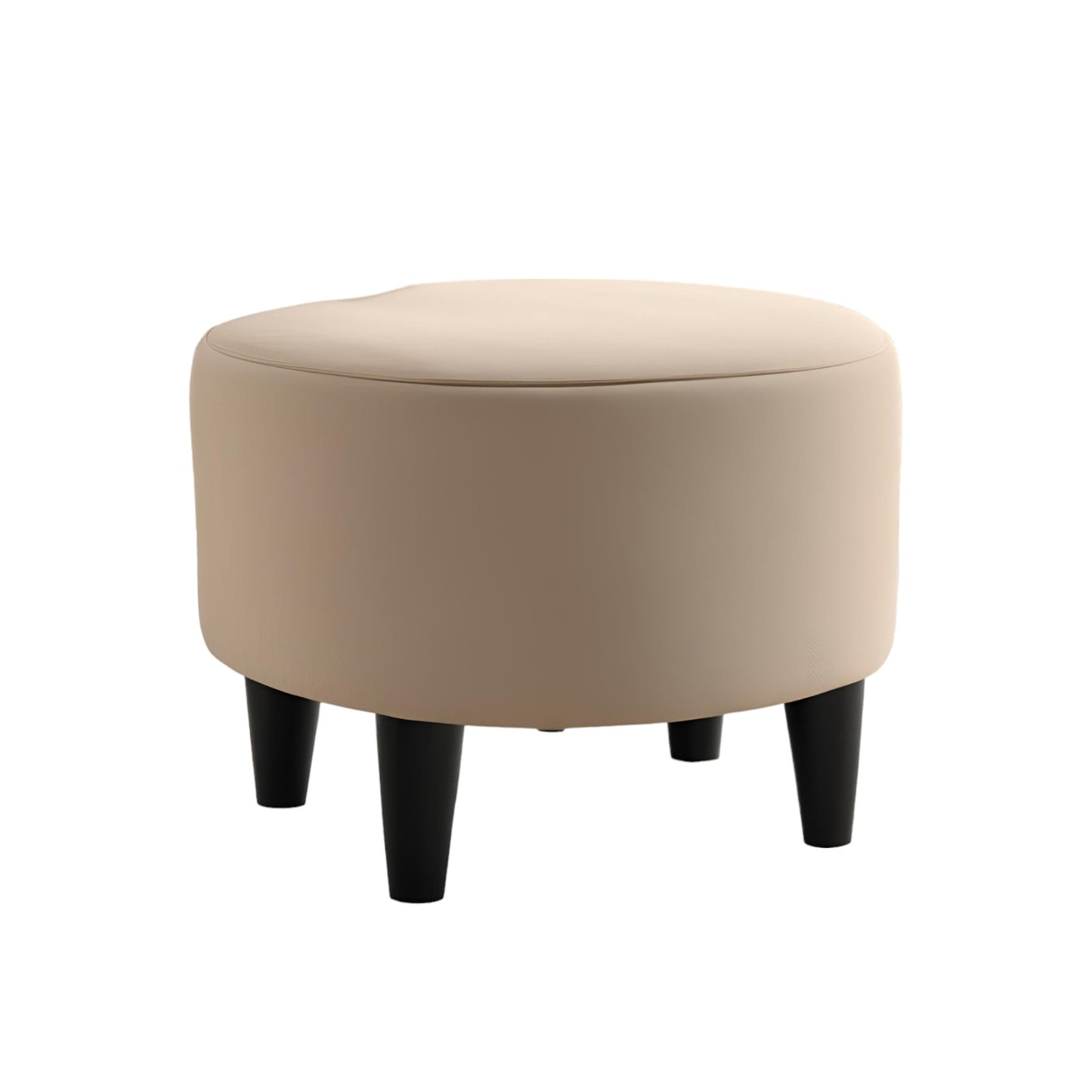 PineCrafts Living Room Puffy Ottoman (Beige)