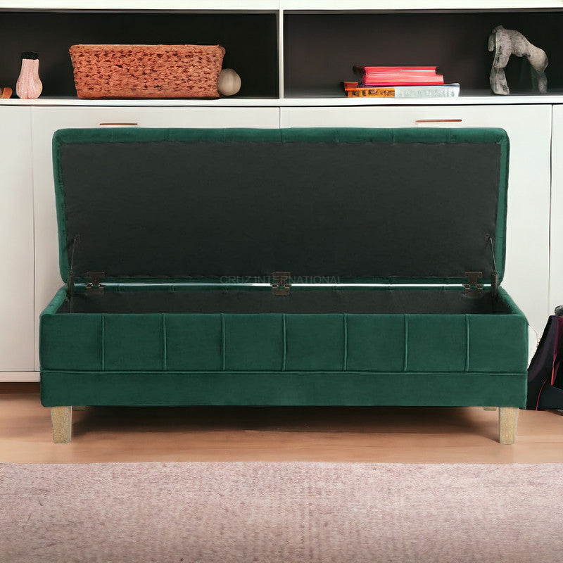 Compact Storage Ottoman Bench