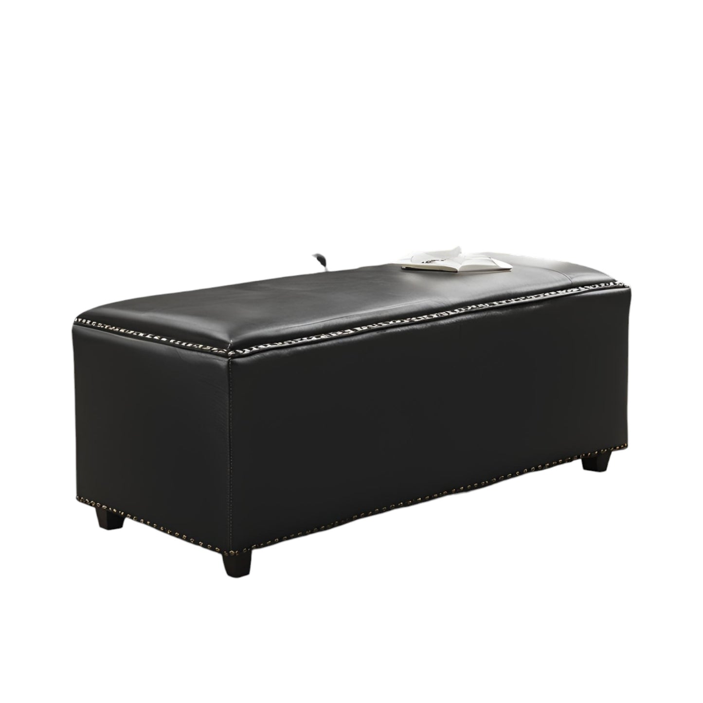 Classic Wooden Bench with Cushion