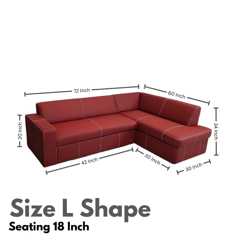 Master Hug Art Style L Shape Sofa