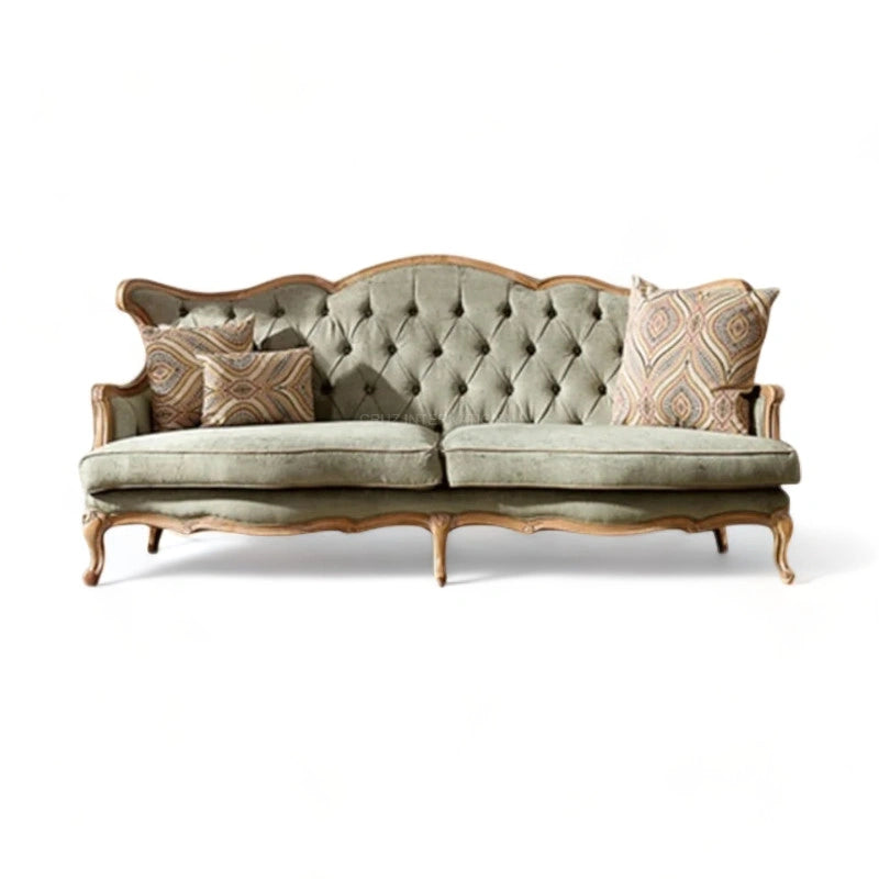 Classic Carved Modern 3 Seater Sofa