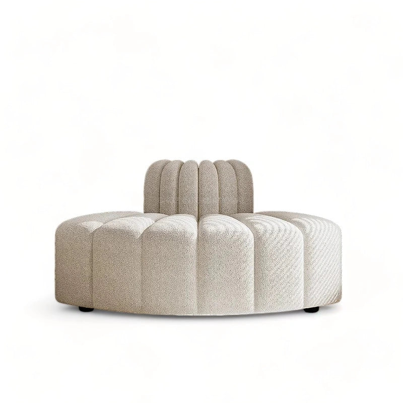 Cute Look Fabric Corner Chair for Living Room