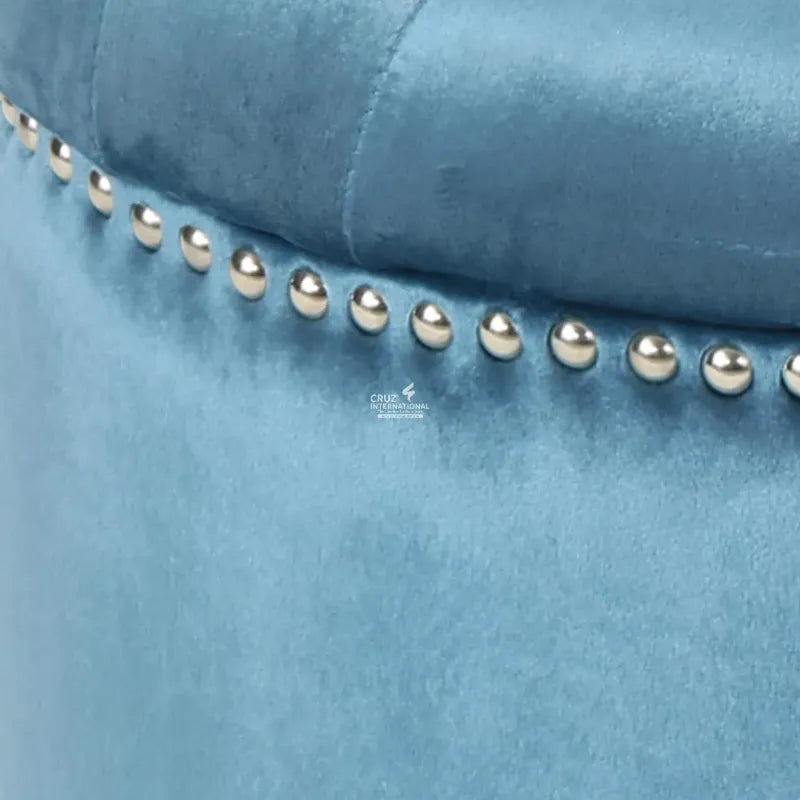 Solid Bliss Circle Pouf CRUZ INTERNATIONAL