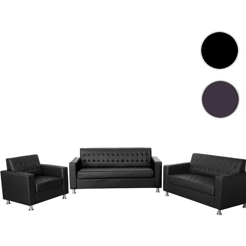 Leatherette Sofa Set (3+2+1)