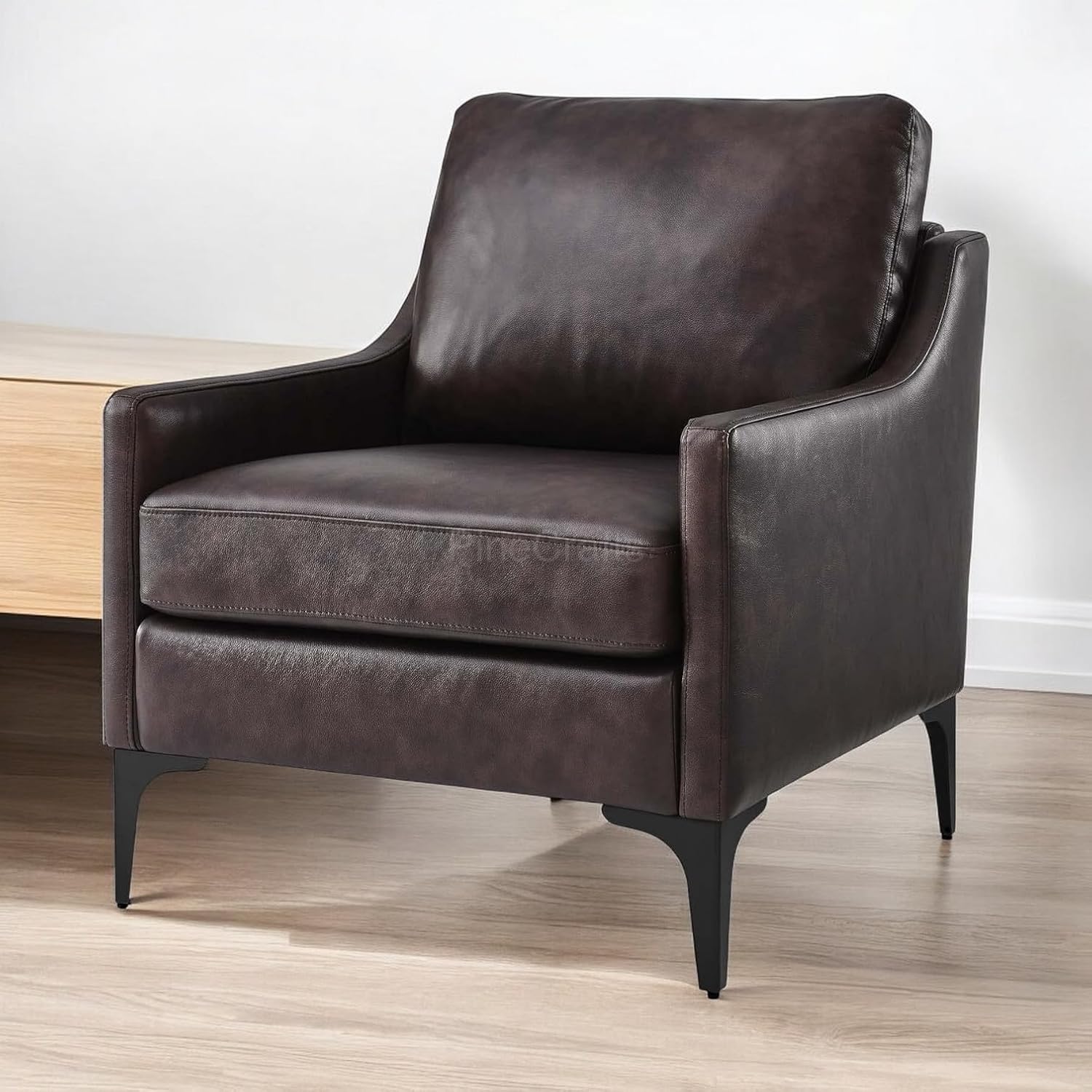 Mid-Century Modern Wooden Armchair