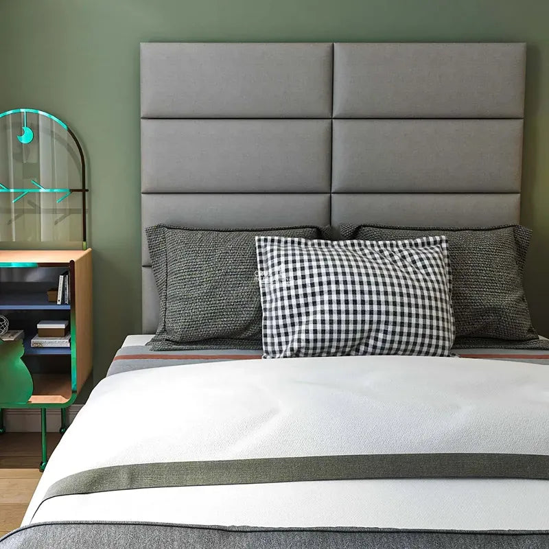 High Back Cushion Headboard for Bed (Wall Mounted) CRUZ INTERNATIONAL