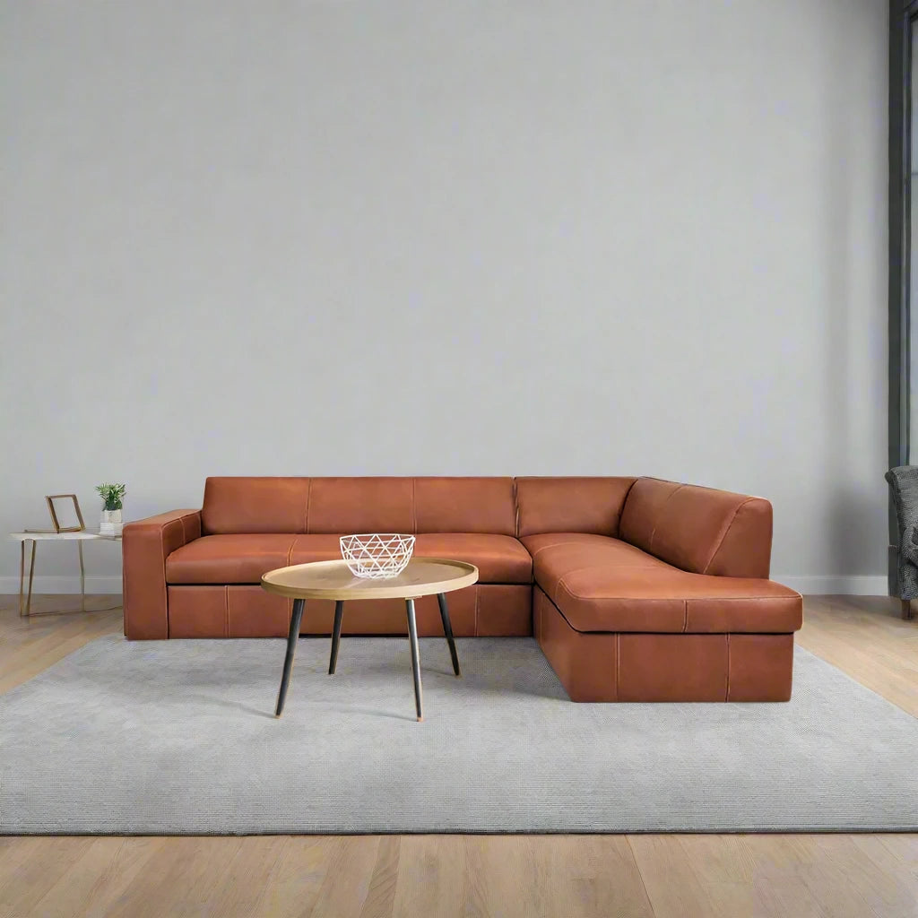 Vintage Inspired L Shape Sofa