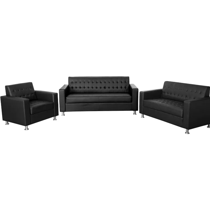 Leatherette Sofa Set (3+2+1)